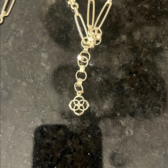 Kendra Scott Gold Necklace with White Pendant - Picture 2 of 2